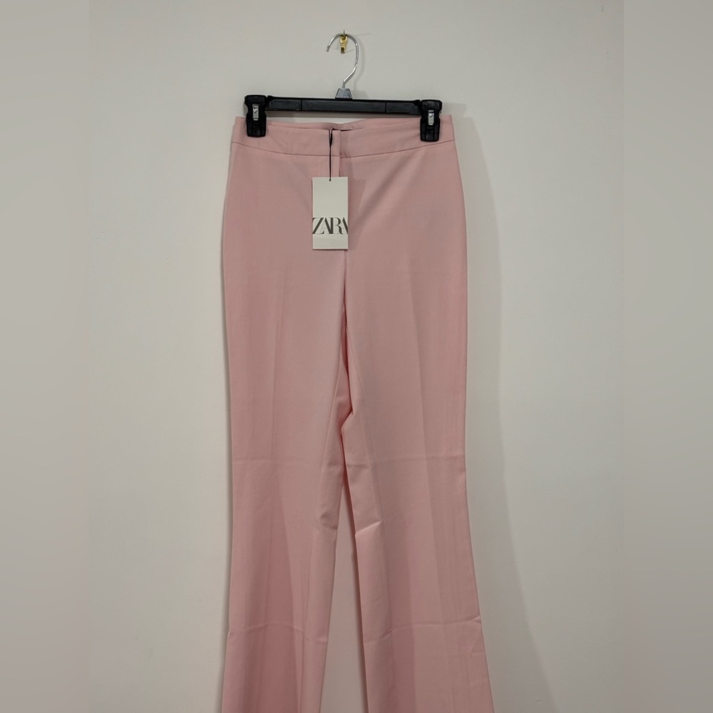 Zara Soft Pink Flare Pants